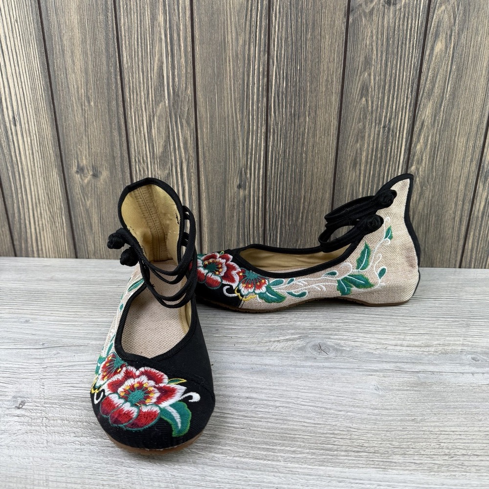 Embroidered Shoes For Women Size 41 Embroidered Floral